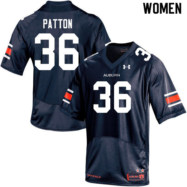 Women #36 Ben Patton Auburn Tigers College Football Jerseys Sale-Navy - Click Image to Close